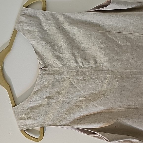 Harve' benard maxi linen dress. Size 16. Clay color. Excellent quality. Great - Picture 4 of 8